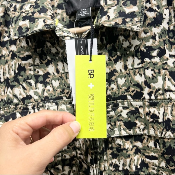BP + Wildfang Camo Cotton Coverall Jumpsuit - Picture 6 of 8